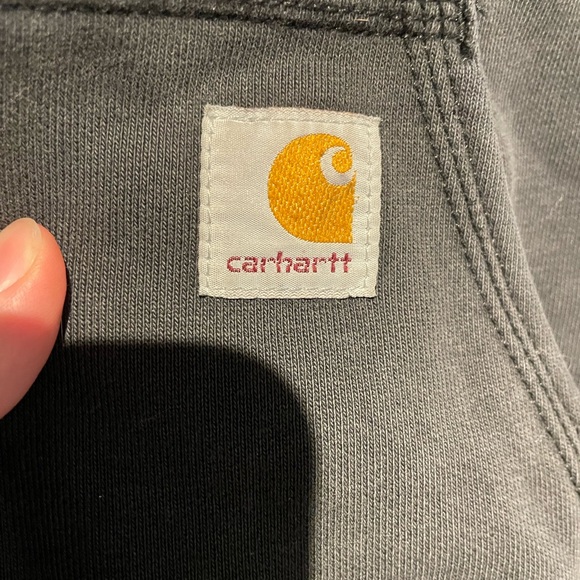 Carhartt Men's Zip Up Sweater - Black - Picture 3 of 16